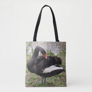 Black Swan Tote Bag Tasche
