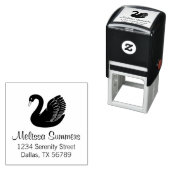 Black Swan Wings up Address Permastempel (Beispiel)