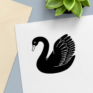Black Swan Wings up Permastempel