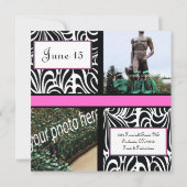 Black Swirl Abschluss Abschiedsveranstaltung Einladung (Rückseite)