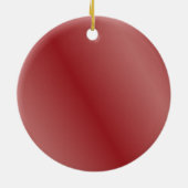 Black Swirl & Red 40th Wedding Anniversary Foto Keramik Ornament (Hinten)