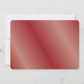 Black Swirl & Ruby 40th Wedding Anniversary Foto Einladung (Rückseite)