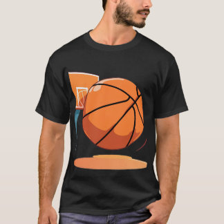 Black T - Shirt Big Basketball