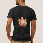 Black T-Shirt-Kamala Harris T-Shirt (Rückseite)