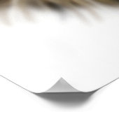 Black Tabby Maine Coon Cat Poster (Ecke)