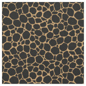 Black Tan Animal Print Stoff (Nahaufnahme)