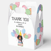 Black Tan Cavalier King Charles Spaniel Vielen Dan Geschenkschachtel (Geöffnet)