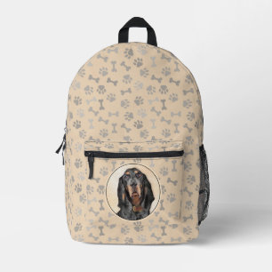 Black & Tan Coonhound Malerei - Original Hunde Kun Bedruckter Rucksack