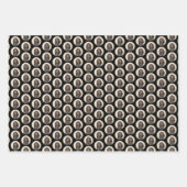 Black & Tan Coonhound Malerei - Original Hunde Kun Geschenkpapier Set (Vorderseite 3)