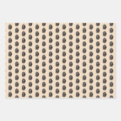 Black & Tan Coonhound Malerei - Original Hunde Kun Geschenkpapier Set (Vorderseite)