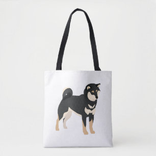 Black & Tan Shiba Inu Hundebesitzer Lover Geschenk Tasche