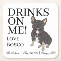 Black Tan Tricolor Frenchie French Bulldog Wedding