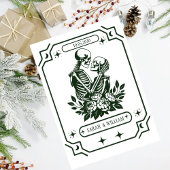 Black tarot Goth save the date wedding Invitation Einladung