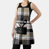 Black Tartan Kariert Imitats Pocket Spoon & Whisk Schürze (InSitu)