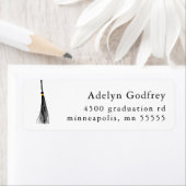 Black Tassel Abschluss Rücksendeadresse (Insitu)