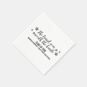 Black Tassel Worth Hassle Abschluss Serviette (Ecke)