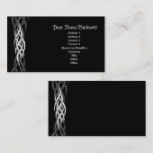Black Tattoo Business Card Visitenkarte (Vorne/Hinten)