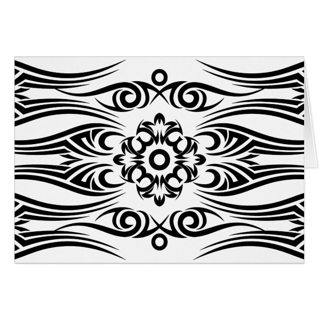 Black Tattoo Tribal 1 (Vorderseite (Horizontal))