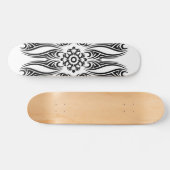 Black Tattoo Tribal 1 Skateboard (Horizontal)