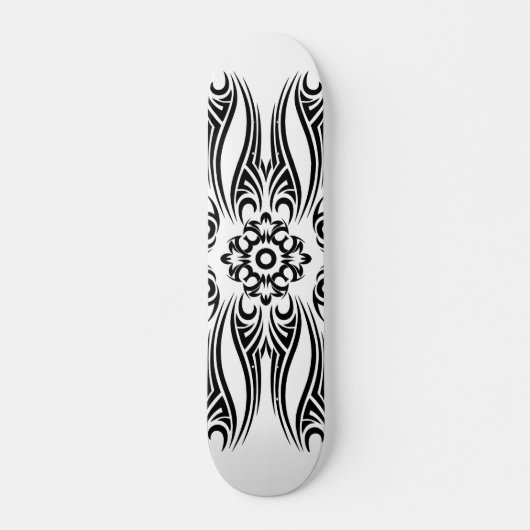 Black Tattoo Tribal 1 Skateboard (Vorne)