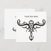 BLACK TATTOO TRIBAL III + Ihre Idee (Vorne/Hinten)