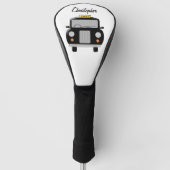 Black Taxi Design Golf Headcover (Vorderseite)