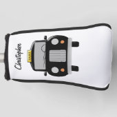 Black Taxi Design Golf Headcover (Vorderseite)