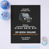 Black Taxi mit Preisliste Flyer (Einzeln)