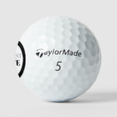 Black Taylor Made Golfball (Logo)