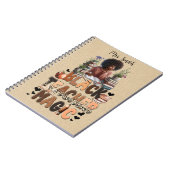 Black Teacher Custom Journal Notizblock (Linke Seite)