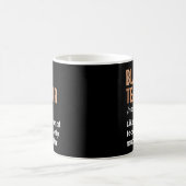 Black Teacher Definition Funny Black History Monat Kaffeetasse (Mittel)