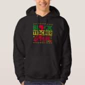 Black Teacher Magic African History Month Great Fo Hoodie (Vorderseite)