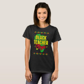 Black Teacher Magic Black History Month African Am T-Shirt (Vorne ganz)