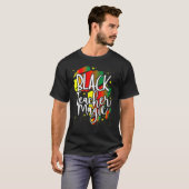 Black Teacher Magic Black History Month African Am T-Shirt (Vorne ganz)