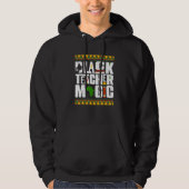 Black Teacher Magic Melanin Teacher Black History  Hoodie (Vorderseite)