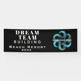 Black Team Gebäude - Logo der Dream Team Company Banner