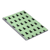 Black Teddy-Bären-Notebook Notizblock (Rechte Seite)