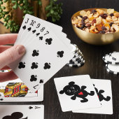 Black Teddy Bear Liebe Spielkarten