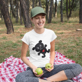 Black Teddy Bear Liebe T-Shirt