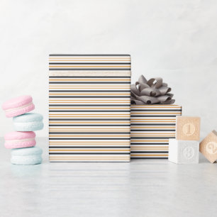 Black & Terracotta auf dem Lande Elegante Moderne Geschenkpapier