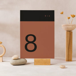 Black Terracotta auf dem Monte San Giorgio Tischnummer