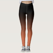 Black Terracotta Ombre Leggings (Vorderseite)