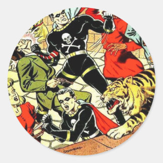 Black Terror #2 Runder Aufkleber