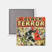 Black Terror Comic Magnet (Vorderseite/Rückseite)