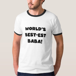 Black Text Best Baba T - Shirt und Geschenke