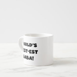 Black Text Best Baba T - Shirt und Geschenke Espressotasse
