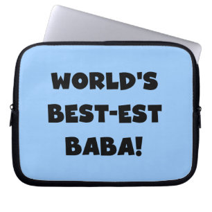 Black Text Best Baba T - Shirt und Geschenke Laptopschutzhülle