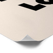 Black Text Best Lolo T - Shirt und Geschenke Poster (Ecke)