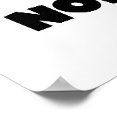 Black Text Best Nonna T - Shirt and Gifts Poster (Ecke)