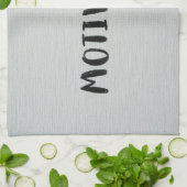 Black Text Kitchtuch Geschirrtuch (Gefaltet)